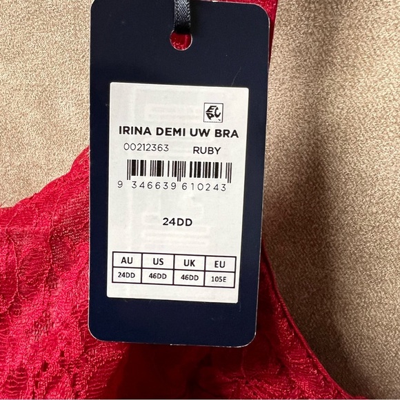 FOX & ROYAL | Women's Plus Size Irina Underwire Demi Bra Size 46DD New - Picture 9 of 9